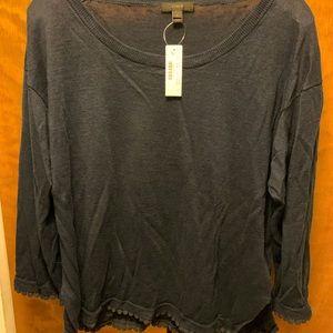 J Crew linen sweater, size L. NWT